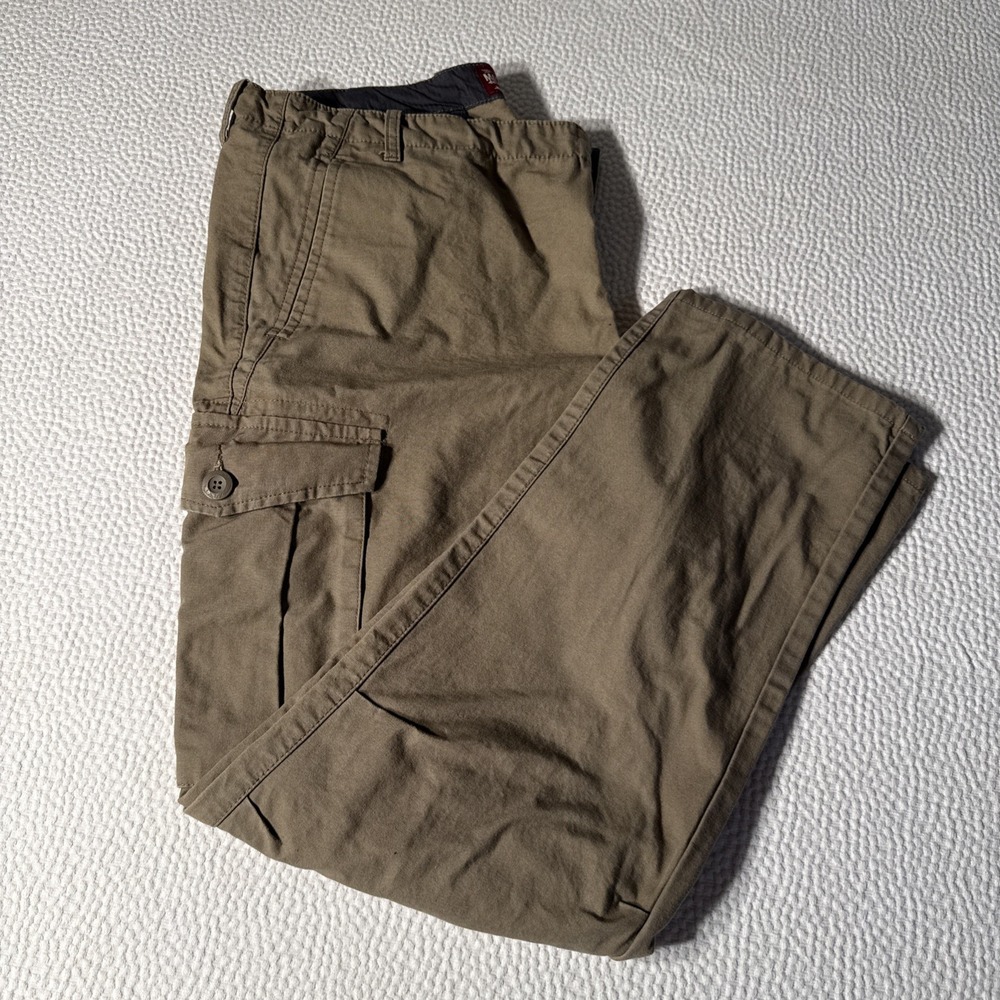 Matchstick Cargo Pants W42 L29Military Utility Olive Green Retro Y2K Army